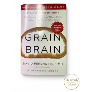 Grain Brain Hardcover Book David Perlmutter MD Health Diet Nutrition New